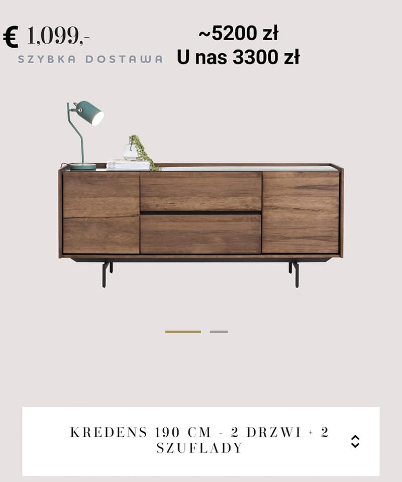 Komoda XOOON Halmstad 190 cm Komoda XOOON Halmstad 190 cm