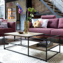 Stolik kawowy Henders & Hazel City 120 x 60cm Ruchome Blaty Stolik kawowy Henders & Hazel City 120 x 60cm Ruchome Blaty