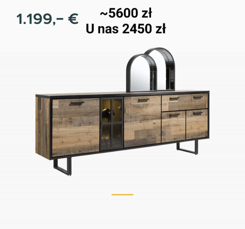 Komoda 230 cm H&H AVALON/ Avalox driftwood Komoda 230 cm H&H AVALON/ Avalox driftwood