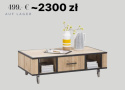 Stolik kawowy KINNA 110x60x35cm Stolik kawowy KINNA 110x60x35cm