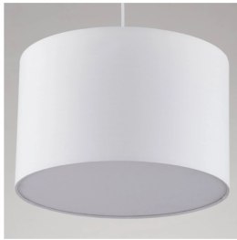 Lampa wisząca Zwis Modis Biały Abażur z Deklem 30 cm E27