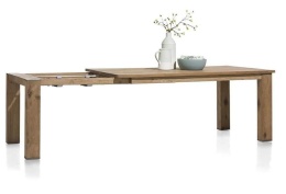 [M] Dębowy Stół Rozkładany CANOVA 180–240 cm – Kolor Railway Brown, System Motylkowy, Projekt Premium