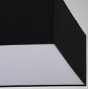 Plafon sufitowy kwadrat czarny Borris 50cm 3xE27