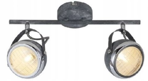 PLAFON LAMPA BRILLIANT RIDER 14913/70 SREBRNY