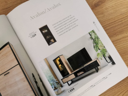 Szafka RTV 200 cm H&H Avalon/ Avalox natural