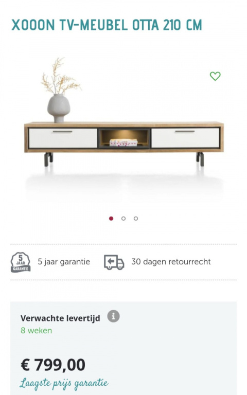 Szafka RTV Xooon Otta 210 cm (+dostawka do 300 cm) Szafka RTV Xooon Otta 210 cm (+dostawka do 300 cm)