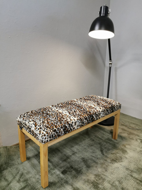 Drewniana, tapicerowana ławka Emra Wood Design Drewniana, tapicerowana ławka Emra Wood Design