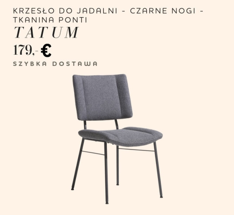 Krzesło Xooon Tatum wybór tapicerki Krzesło Xooon Tatum wybór tapicerki