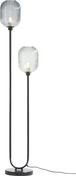 Lampa podłogowa Coco Maison Max Podstawa Marmur Metal Czarny Mat