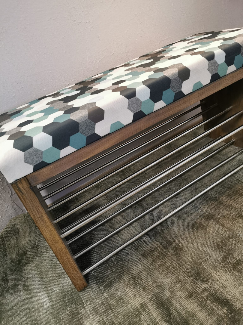Ławka do przedpokoju z miejscem na buty Emra Wood Design Ławka do przedpokoju z miejscem na buty Emra Wood Design