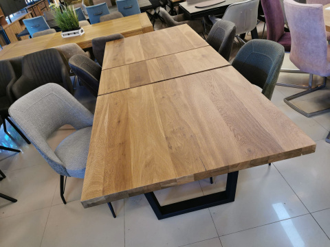 Rozkładany stół 160 + 50 x 100 cm Metalox straight Rozkładany stół 160 + 50 x 100 cm Metalox straight