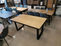 Stół rozkładany H&H Avalox 160 + 50 x 98 cm natural oak