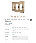 Wieszak ścienny Emra Wood Design Wieszak ścienny Emra Wood Design