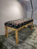 Drewniana, tapicerowana ławka Emra Wood Design Drewniana, tapicerowana ławka Emra Wood Design