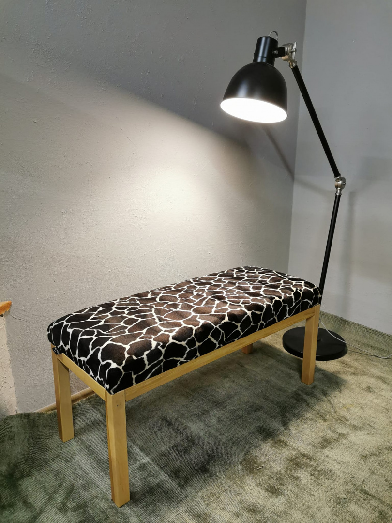 Drewniana, tapicerowana ławka Emra Wood Design Drewniana, tapicerowana ławka Emra Wood Design