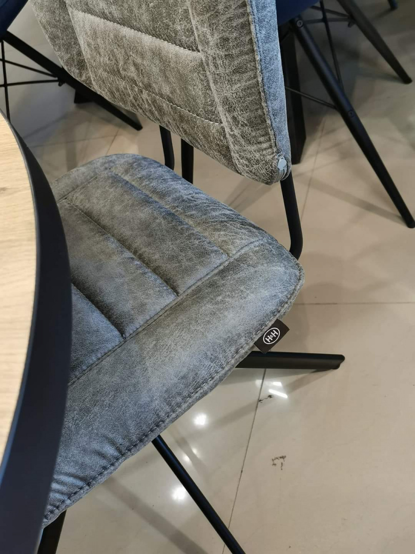 Krzesło obrotowe H&H Lucas szare
