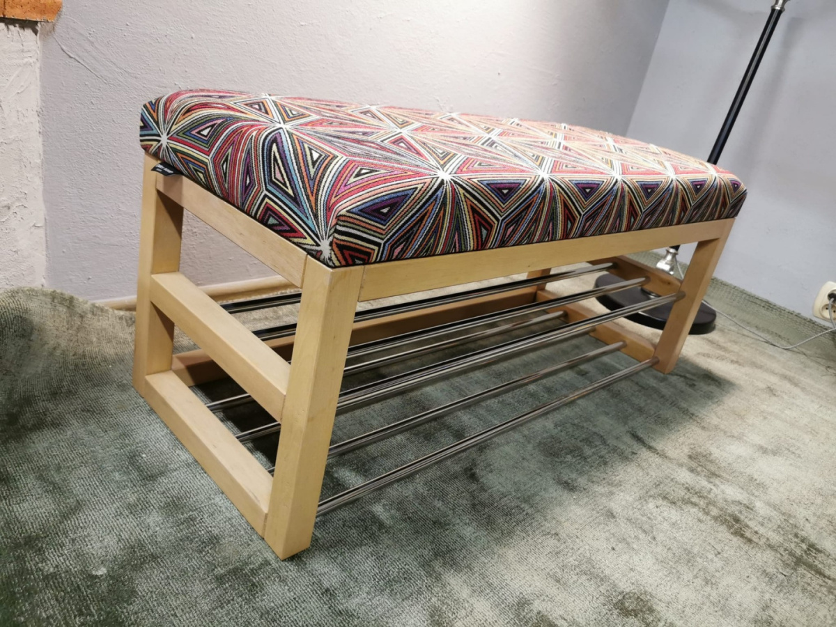 Ławka do przedpokoju z miejscem na buty Emra Wood Design Ławka do przedpokoju z miejscem na buty Emra Wood Design