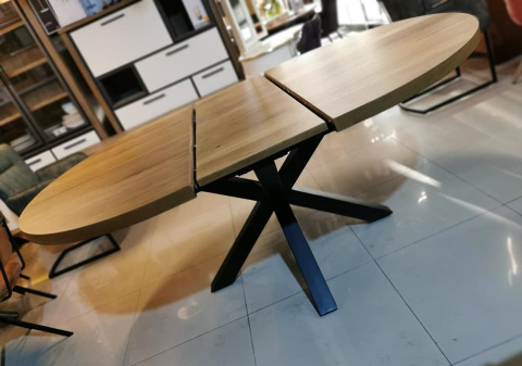 Rozkładany stół Metalox 150 + 40 x 130 cm Rozkładany stół Metalox 150 + 40 x 130 cm