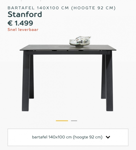 Stół barowy H&H Stanford Stół barowy H&H Stanford