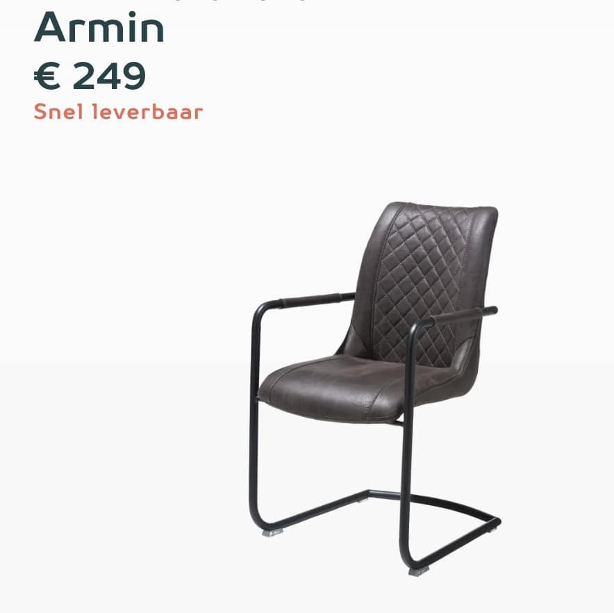 Komplet 5 krzeseł H&H Armin