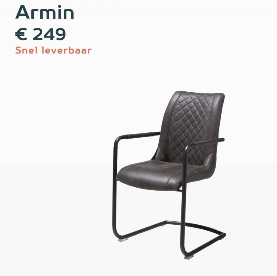 Komplet 5 krzeseł H&H Armin Komplet 5 krzeseł H&H Armin