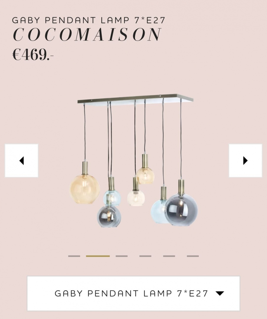 Lampa sufitowa Coco Maison Gaby
