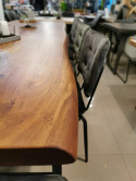 Stół z litego drewna akacji Live Edge 300 x 100 cm