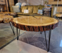 Stolik kawowy z plastra drzewa 84 cm Stolik kawowy z plastra drzewa 84 cm