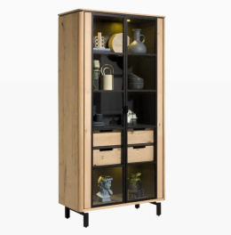 Witryna 100 cm H&H Livada Natural