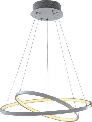 Alclara Lampa wisząca LED RINGS 22w+28W 60cm CHROM Alclara Lampa wisząca LED RINGS 22w+28W 60cm CHROM