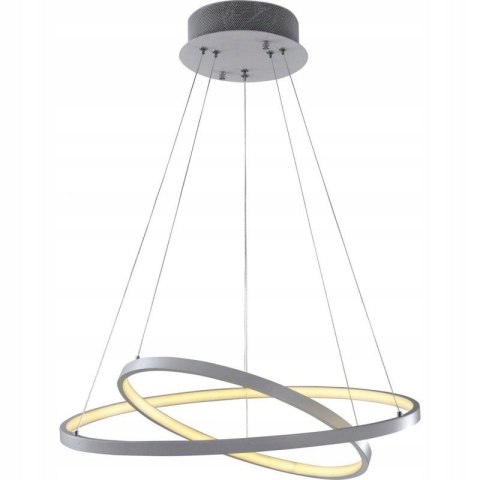 Alclara Lampa wisząca LED RINGS 22w+28W 60cm CHROM Alclara Lampa wisząca LED RINGS 22w+28W 60cm CHROM