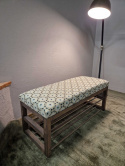 Drewniana Ławka/ siedzisko Emra Wood Design z miejscem na buty Drewniana Ławka/ siedzisko Emra Wood Design z miejscem na buty