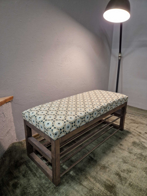 Drewniana Ławka/ siedzisko Emra Wood Design z miejscem na buty Drewniana Ławka/ siedzisko Emra Wood Design z miejscem na buty