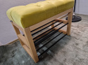 Drewniana Ławka/ siedzisko Emra Wood Design z miejscem na buty Drewniana Ławka/ siedzisko Emra Wood Design z miejscem na buty