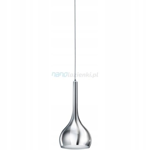 Lampa Alclara Bart Szklany chromowany klosz 1xE27 Lampa Alclara Bart Szklany chromowany klosz 1xE27