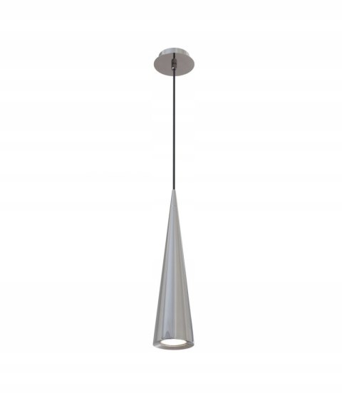 Lampa Alclara Miki Chromowany Stożek Tuba 35 cm Lampa Alclara Miki Chromowany Stożek Tuba 35 cm