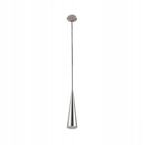 Lampa Alclara Miki Chromowany Stożek Tuba 35 cm Lampa Alclara Miki Chromowany Stożek Tuba 35 cm