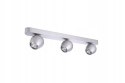 Lampa reflektory BLOO3LI Alclara aluminium srebrny