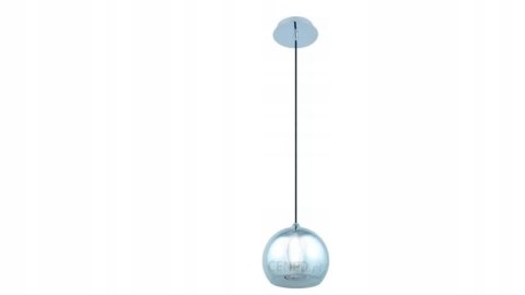 Lampa wisząca Maya Alclara chromowana kula 1xGU10 Lampa wisząca Maya Alclara chromowana kula 1xGU10