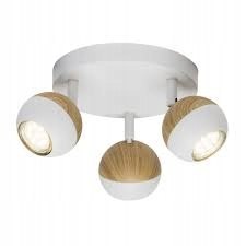 Plafon Brilliant G59434/75 18 biały odcienie brązu Plafon Brilliant G59434/75 18 biały odcienie brązu