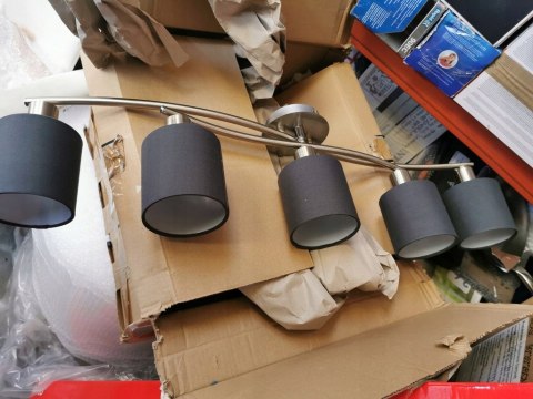 Plafon Trio Garda odcienie szarości srebra NIKIEL Plafon Trio Garda odcienie szarości srebra NIKIEL