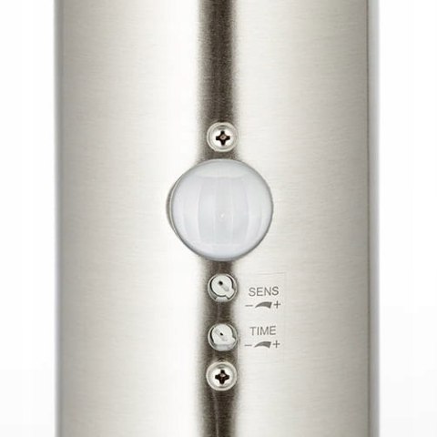 Słupek okrągły Brilliant E27 77,5cm srebrny czujka Słupek okrągły Brilliant E27 77,5cm srebrny czujka
