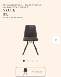 Komplet 4 krzeseł Xooon Noah