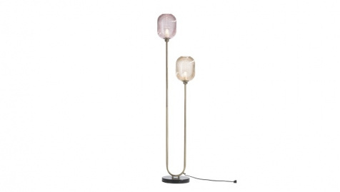 Lampa podłogowa Coco Maison Maxime Podstawa Marmur Metal koloru Mosiądz Lampa podłogowa Coco Maison Maxime Podstawa Marmur Metal koloru Mosiądz