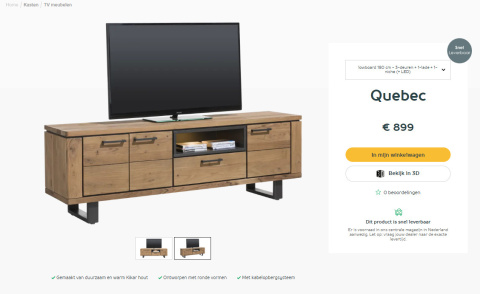 Szafka RTV Henders& Hazel Quebec 180 cm Szafka RTV Henders& Hazel Quebec 180 cm