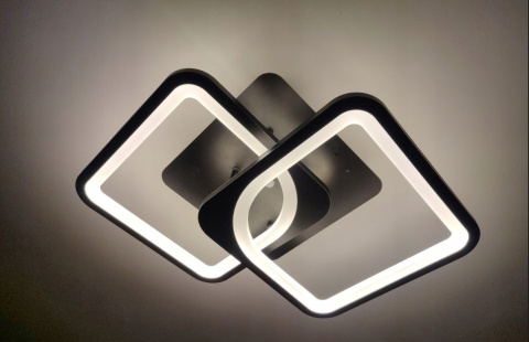 LAMPA LED PLAFON 42W PILOT CZARNY MAT 8828-2BK MIK LAMPA LED PLAFON 42W PILOT CZARNY MAT 8828-2BK MIK