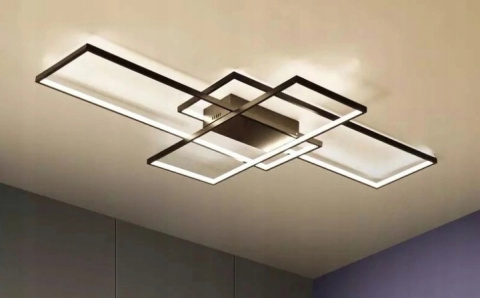 NOWOCZESNA LAMPA LED XXXL 140cm PLAFON 140W ZMIANA BARW ŚWIATŁA CZARNY MAT , APLIKACJA BLUETOOTH 140-BK MIK NOWOCZESNA LAMPA LED XXXL 140cm PLAFON 140W ZMIANA BARW ŚWIATŁA CZARNY MAT , APLIKACJA BLUETOOTH 140-BK MIK