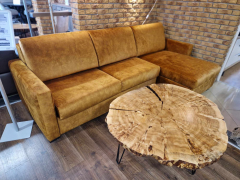 Narożnik Vosges z funkcją spania stelaż 140 cm+ materac, wybór tapicerki Narożnik Vosges z funkcją spania stelaż 140 cm+ materac, wybór tapicerki