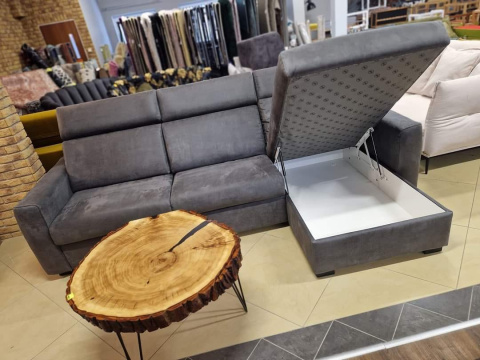 Narożnik Vosges z funkcją spania stelaż 140 cm+ materac, wybór tapicerki Narożnik Vosges z funkcją spania stelaż 140 cm+ materac, wybór tapicerki