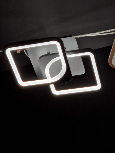LAMPA LED PLAFON 42W PILOT CZARNY MAT 8828-2BK MIK LAMPA LED PLAFON 42W PILOT CZARNY MAT 8828-2BK MIK